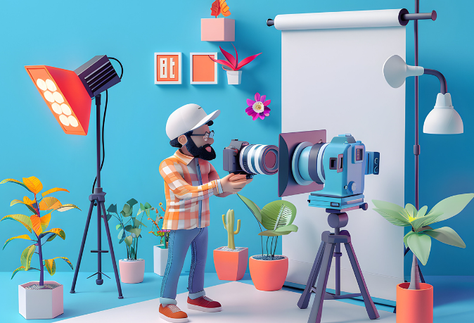 Engaging animated explainer video with characters and icons explaining a business concept.